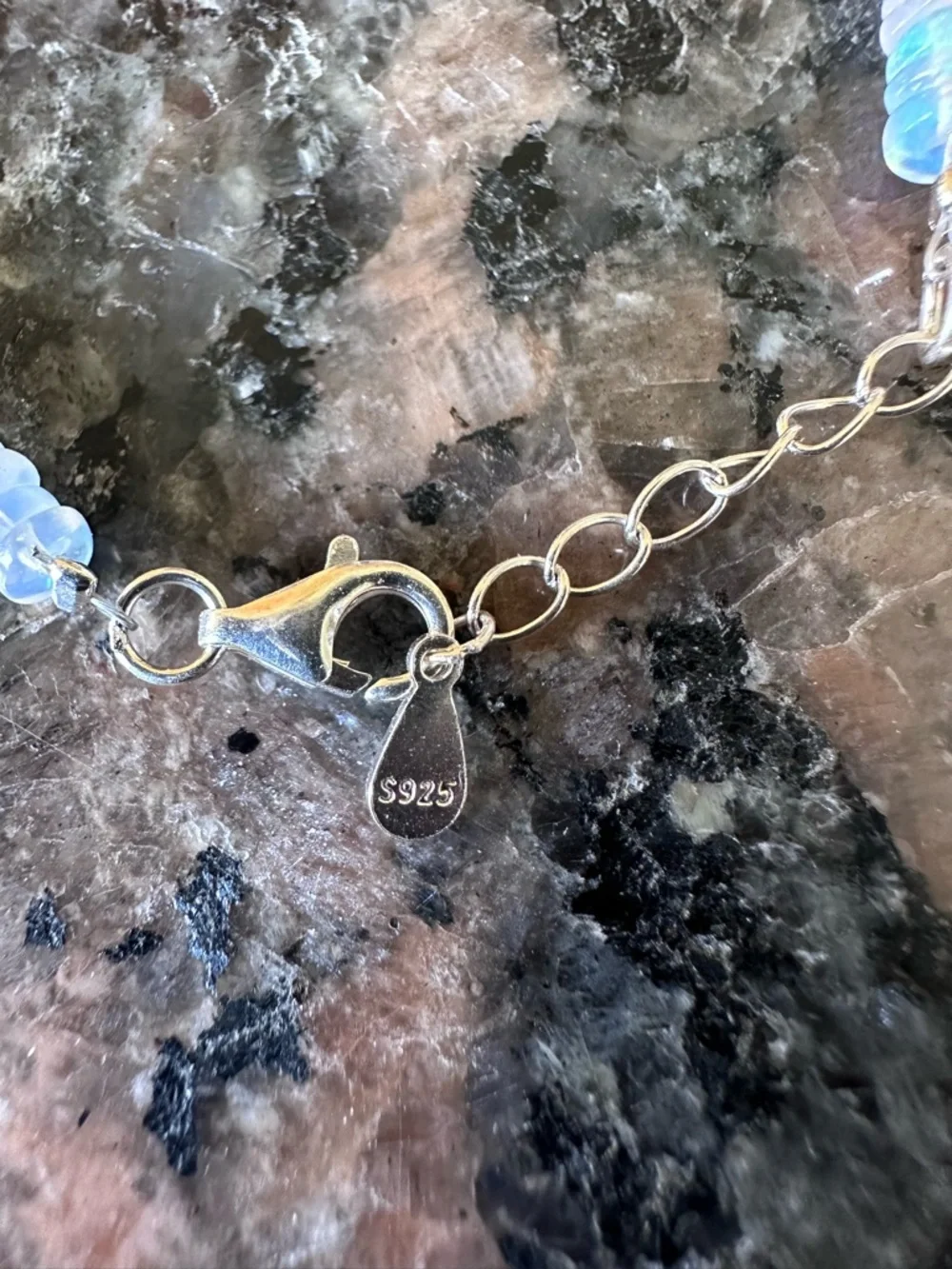 Genuine Ethiopian Opal Multi Fire Rondelle Bracelet S925 Sterling Silver 4mm NEW - Picture 11 of 17